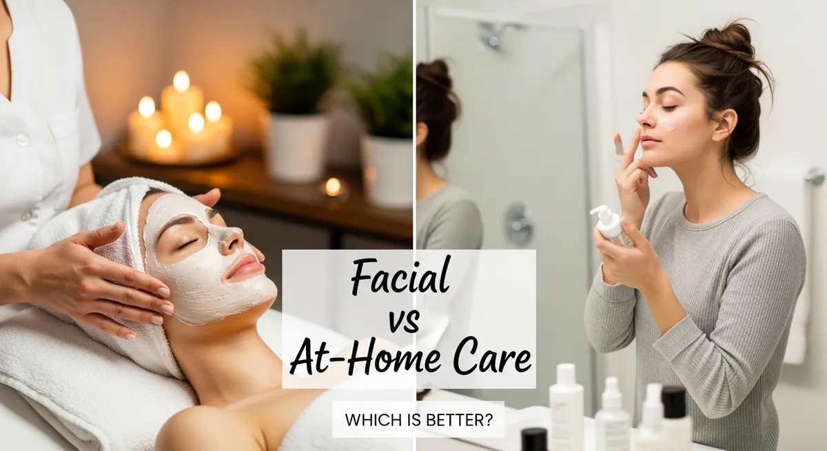 Facial Vs At Home Care