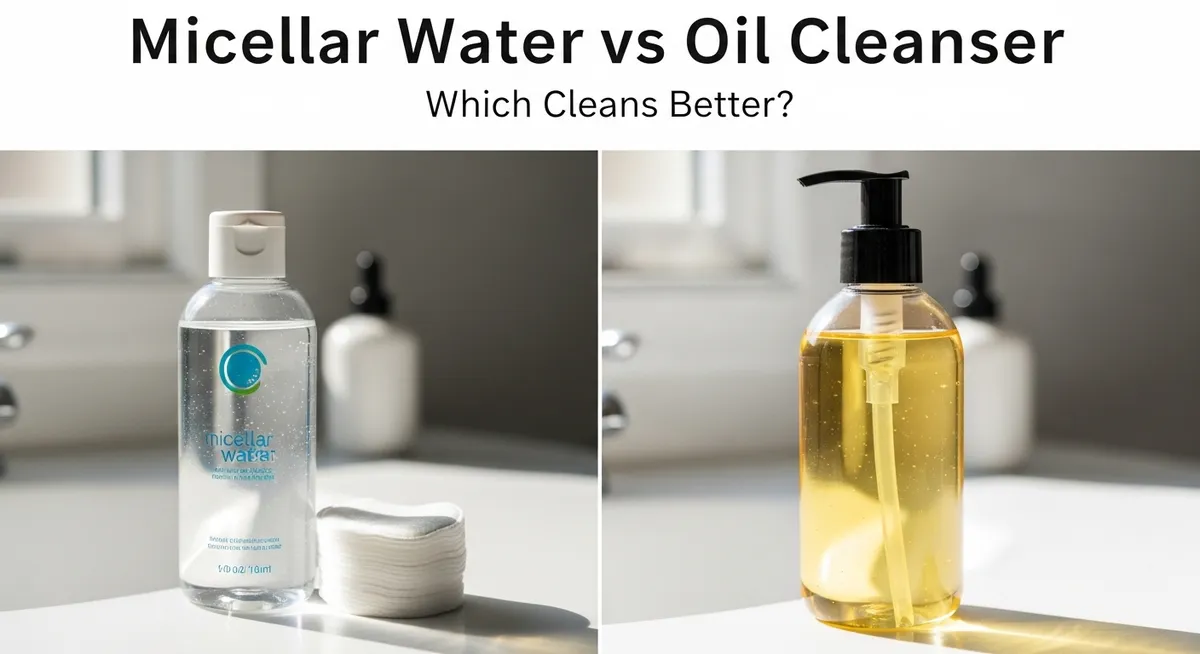 Micellar Water Vs Oil Cleanser