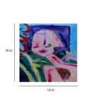 Abstract Canvas On Wooden Framed Stretched Art Print 16×18 Inches