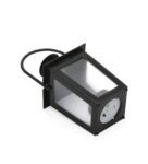 Allure Mini Lantern Black Plastic Candle Holder