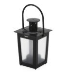 Allure Mini Lantern Black Plastic Candle Holder