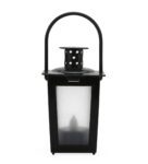 Allure Mini Lantern Black Plastic Candle Holder