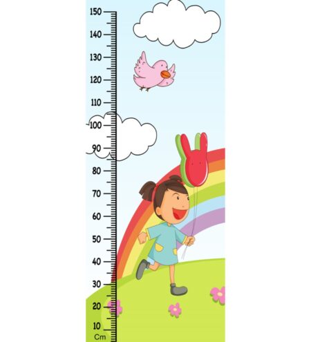 Beautiful Day Height Chart in Multicolour