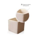 Beige Ceramic Square Planters