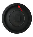 Black Plastic Analog Wall Clock