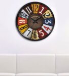 Black Plastic Analog Wall Clock