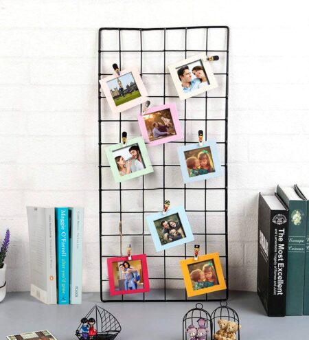 Black Metal Clip Photo Frame