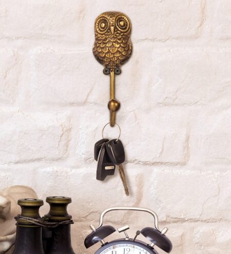 Brown Brass Key Holder