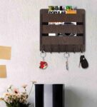 Brown Letter For Wall With Key Holder