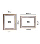 Brown Synthetic Wood Taranto Photo Frame