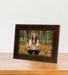 Brown Synthetic Wood Brescia Photo Frame