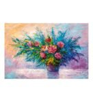 Vinly Floral Art 24×36 Inches Adhesive Wall Poster