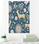 Cute Wildlife Canvas Unframed Art Print in 12inches x 18 inches