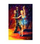 Dance is Life Self Adhesive Wall Poster for Home Decor(Vinyl 24 x 36 Inch)