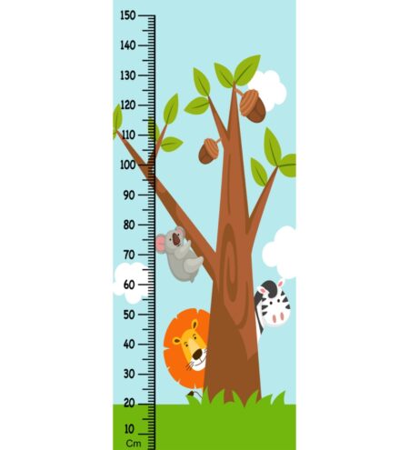 Forest Height Chart in Multicolour