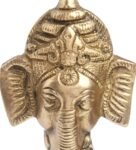 Gold Brass Ganesha Idol