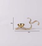 Gold Brass Om Akhand Brass Diya