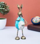 Gold Tone Rabbit Metal Table Accent