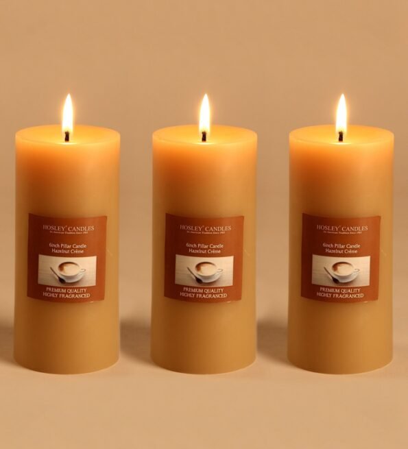 Hazelnut Creme Aroma Set of 3 Scented Candles