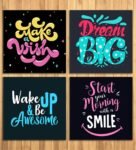 Mdf Nova Inspirational Quotes Wall Panel In Multicolor