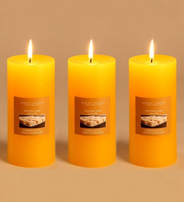 Lemon Bar Aroma Set Of 3 Scented Candles