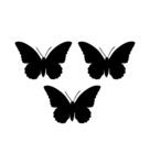 MDF Butterflies Set of 3 Wooden Wall Hanging