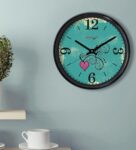 Multicolor Plastic Analog Contenent Wall Wall Clock