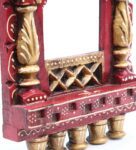 Solid Wood Jharokha In Pink Colour