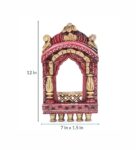 Solid Wood Jharokha In Pink Colour