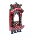 Solid Wood Jharokha in Red