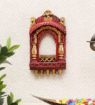 Solid Wood Jharokha In Pink Colour