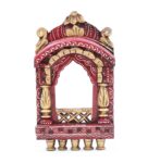 Solid Wood Jharokha In Pink Colour