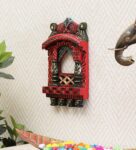 Solid Wood Jharokha in Red