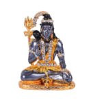 Multicolour Metal 2.9 Inches Lord Shiva Idol