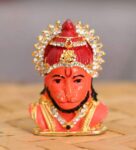 Multicolour Metal 3 Inches Lord Hanuman Idol