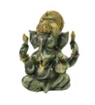 Multicolour Polyresin 5.1 Inches Ganesha Idol Statue