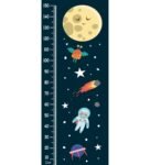 Night Space Height Chart In Multicolour