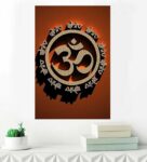 Om Shiv Chakra Canvas Unframed Art Print in 12inches x 18 inches