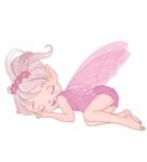 Beautiful Sleeping Fairy Angel Wall Sticker