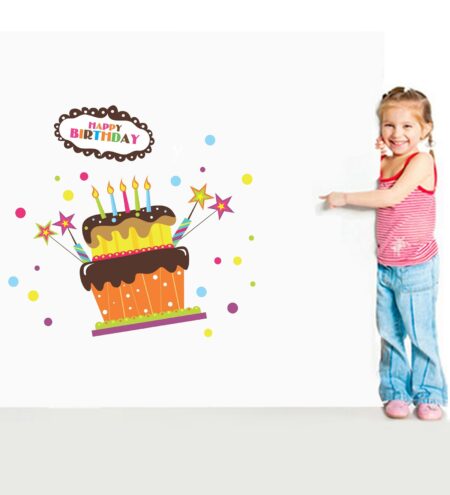 Pvc Vinyl Happy Birthday Wall Stickers