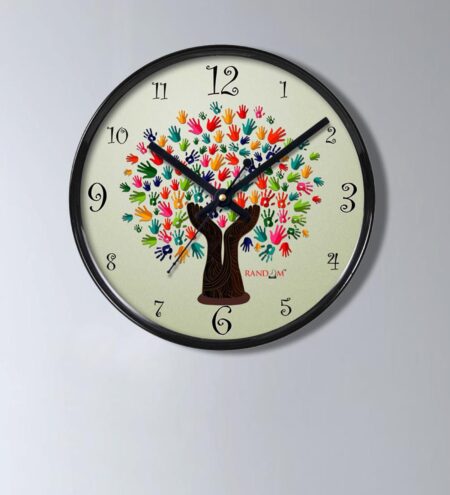 Multicolour Plastic Wall Clock