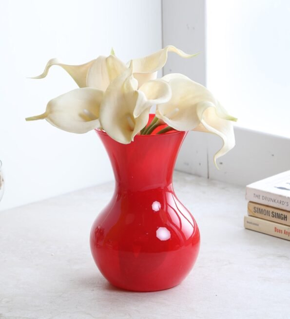 Red Acrylic Sweetheart Vase