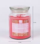 Red Wax Strawberry Scented Candle