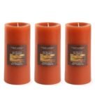Rustic Sandalwood Aroma Set of 3 Scented Candles