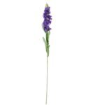 Set of 4 Purple Artificial Single Stock Flower Stems