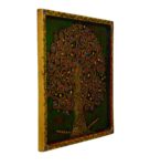 Wooden Wall Mural In Green