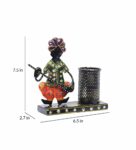 Musician Wrought Iron Figurine PenStand