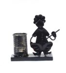 Musician Wrought Iron Figurine PenStand