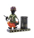 Musician Wrought Iron Figurine PenStand