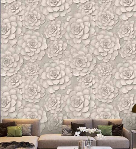 16 Feet Cement Blush 180 Gsm Wallpaper Roll